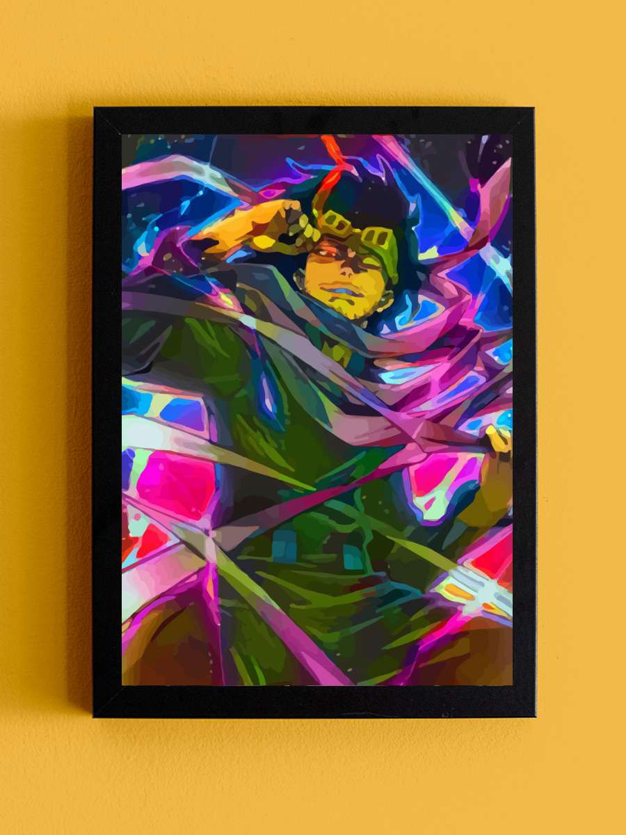 Eraser Head Anime Tablo Siyah Çerçeveli Yüksek Kalite Anime Duvar Poster Tablo - En İyi Fiyatlarla