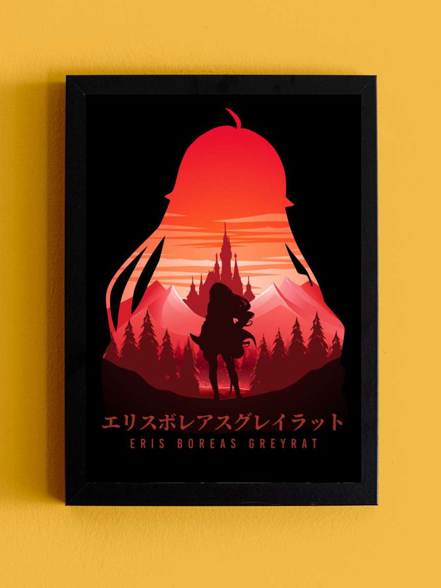 Eris Mushoku Tensei Anime Tablo Siyah Çerçeveli Yüksek Kalite Anime Duvar Poster Tablo - En İyi Fiyatlarla