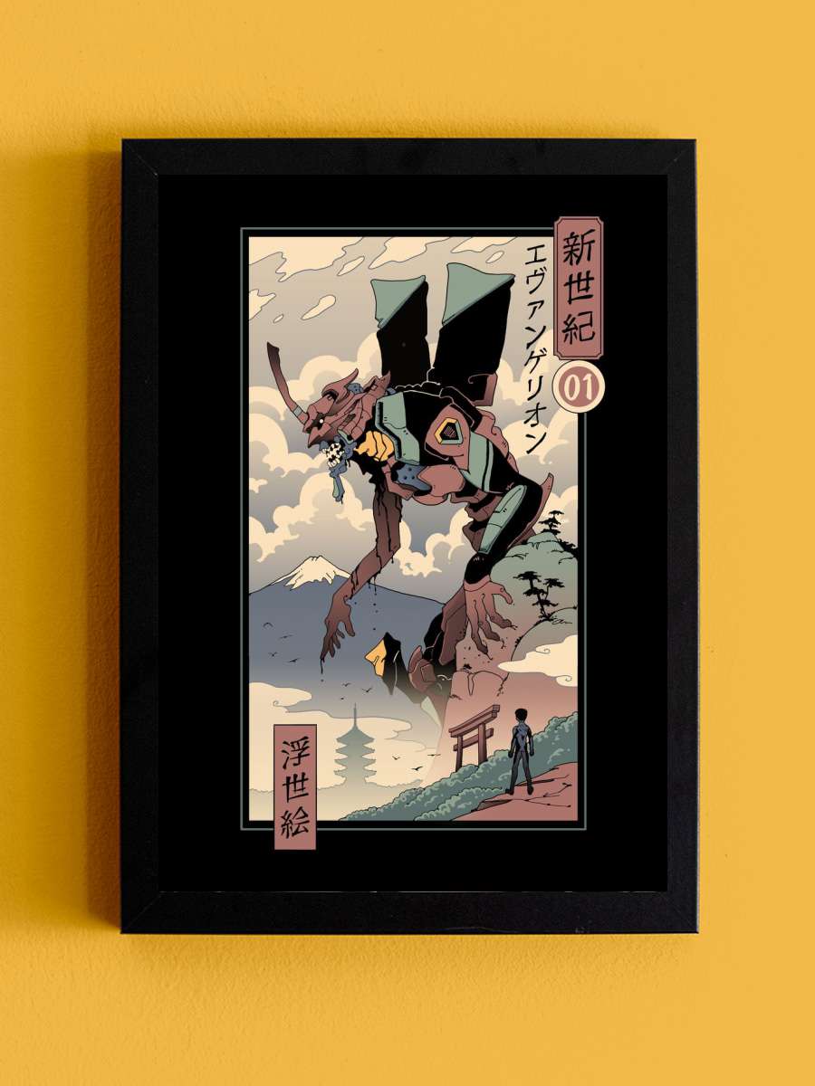 EVA Ukiyoe Anime Tablo Siyah Çerçeveli Yüksek Kalite Anime Duvar Poster Tablo - En İyi Fiyatlarla