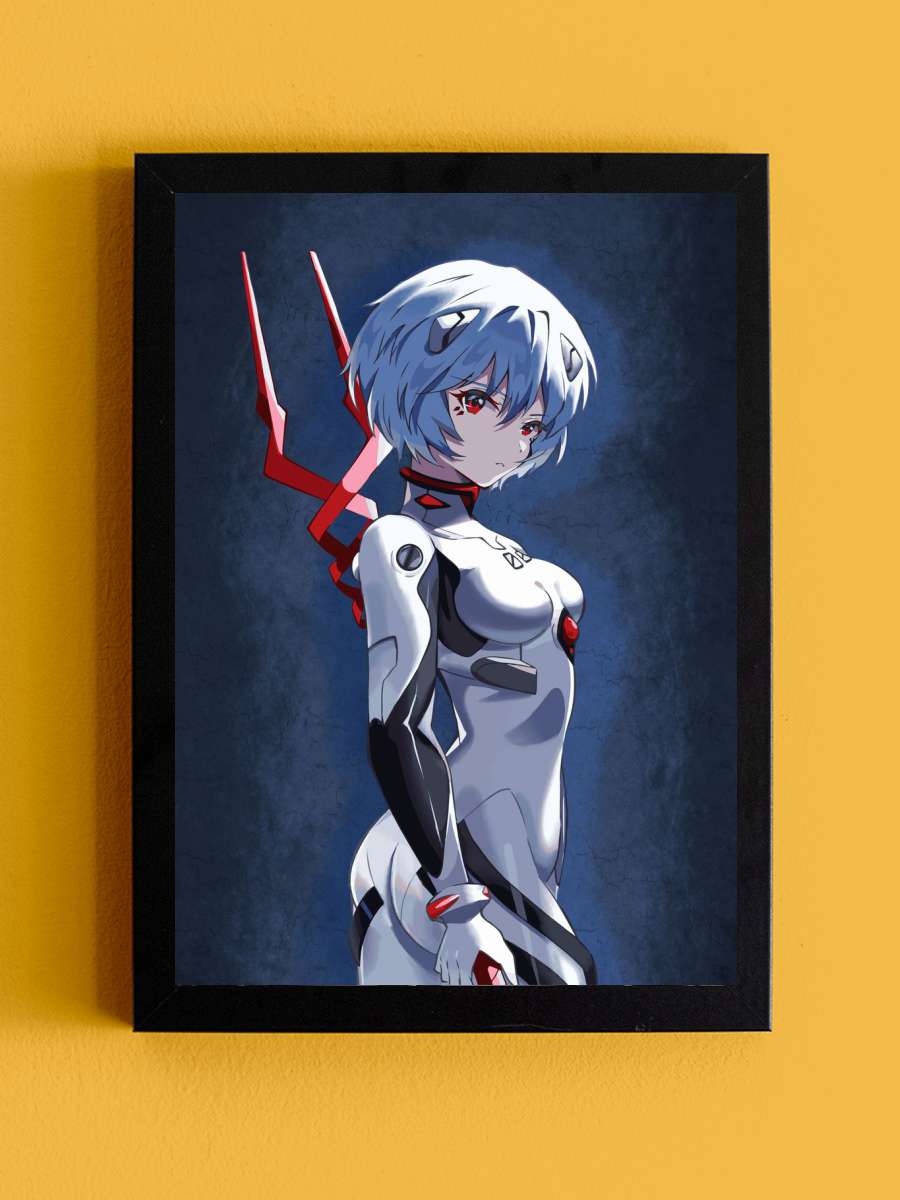 Evangelion Anime Tablo Siyah Çerçeveli Yüksek Kalite Anime Duvar Poster Tablo - En İyi Fiyatlarla