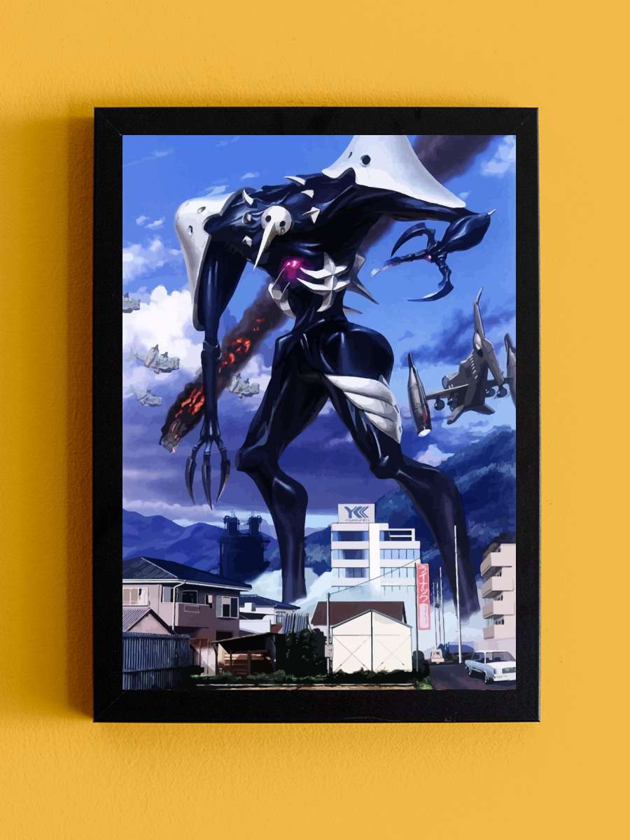 evangelion Anime Tablo Siyah Çerçeveli Yüksek Kalite Anime Duvar Poster Tablo - En İyi Fiyatlarla