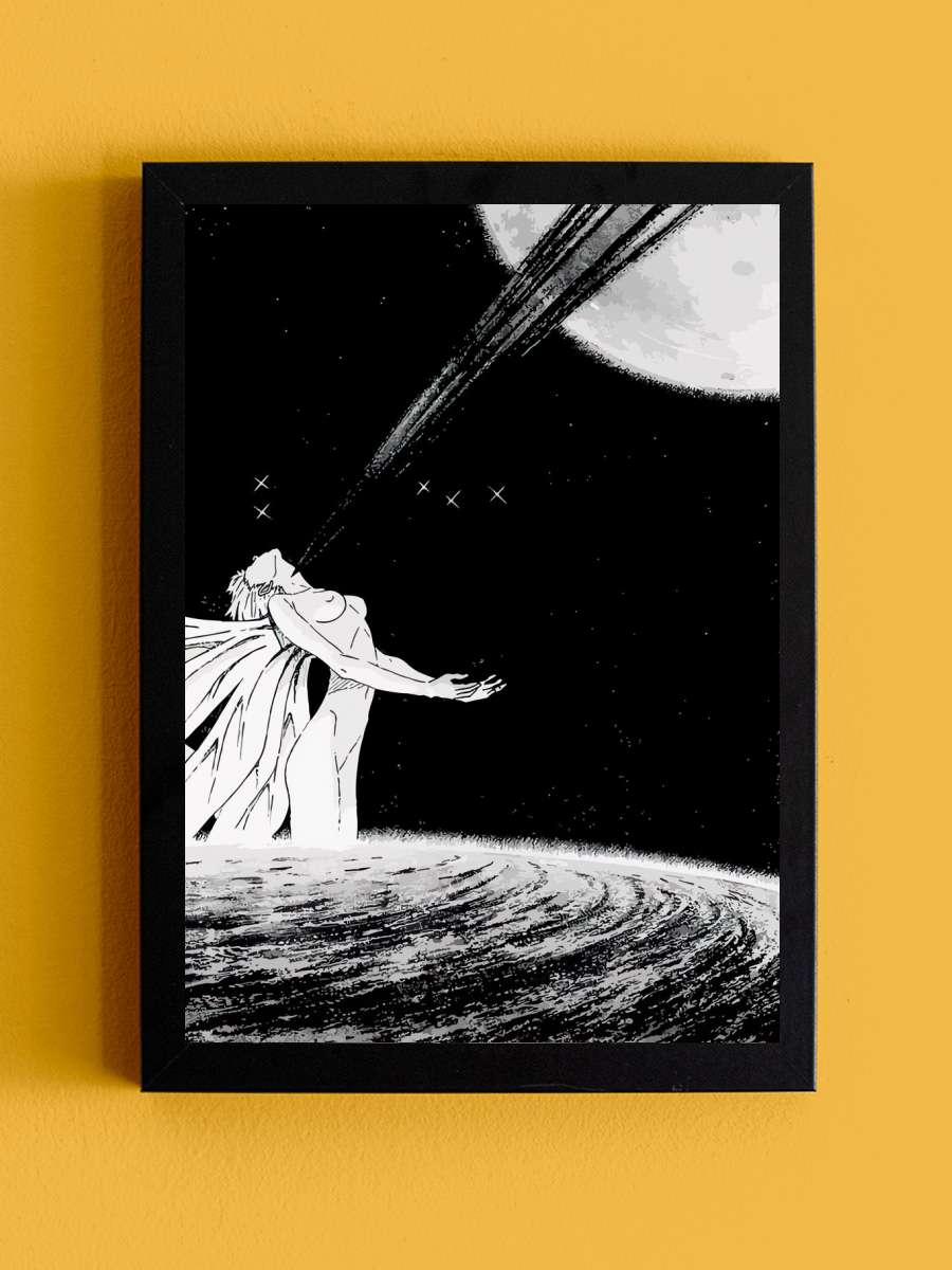 Evangelion Anime Tablo Siyah Çerçeveli Yüksek Kalite Anime Duvar Poster Tablo - En İyi Fiyatlarla