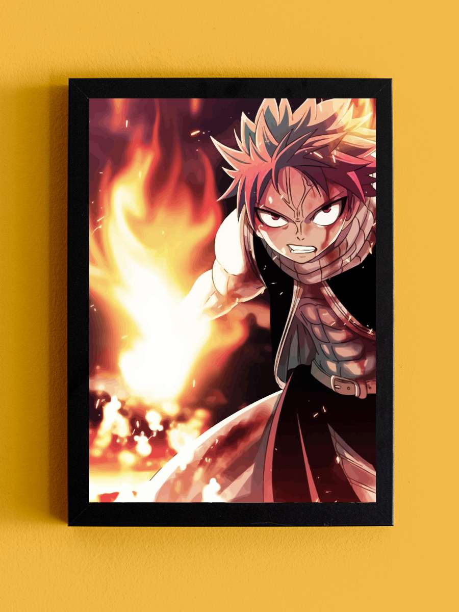 fairy tail anime Anime Tablo Siyah Çerçeveli Yüksek Kalite Anime Duvar Poster Tablo - En İyi Fiyatlarla