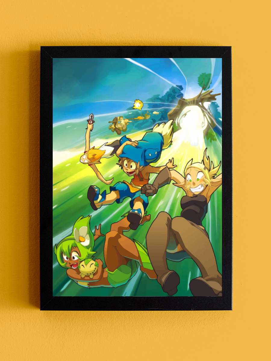 Fantasy Of Wakfu Monster Anime Tablo Siyah Çerçeveli Yüksek Kalite Anime Duvar Poster Tablo - En İyi Fiyatlarla