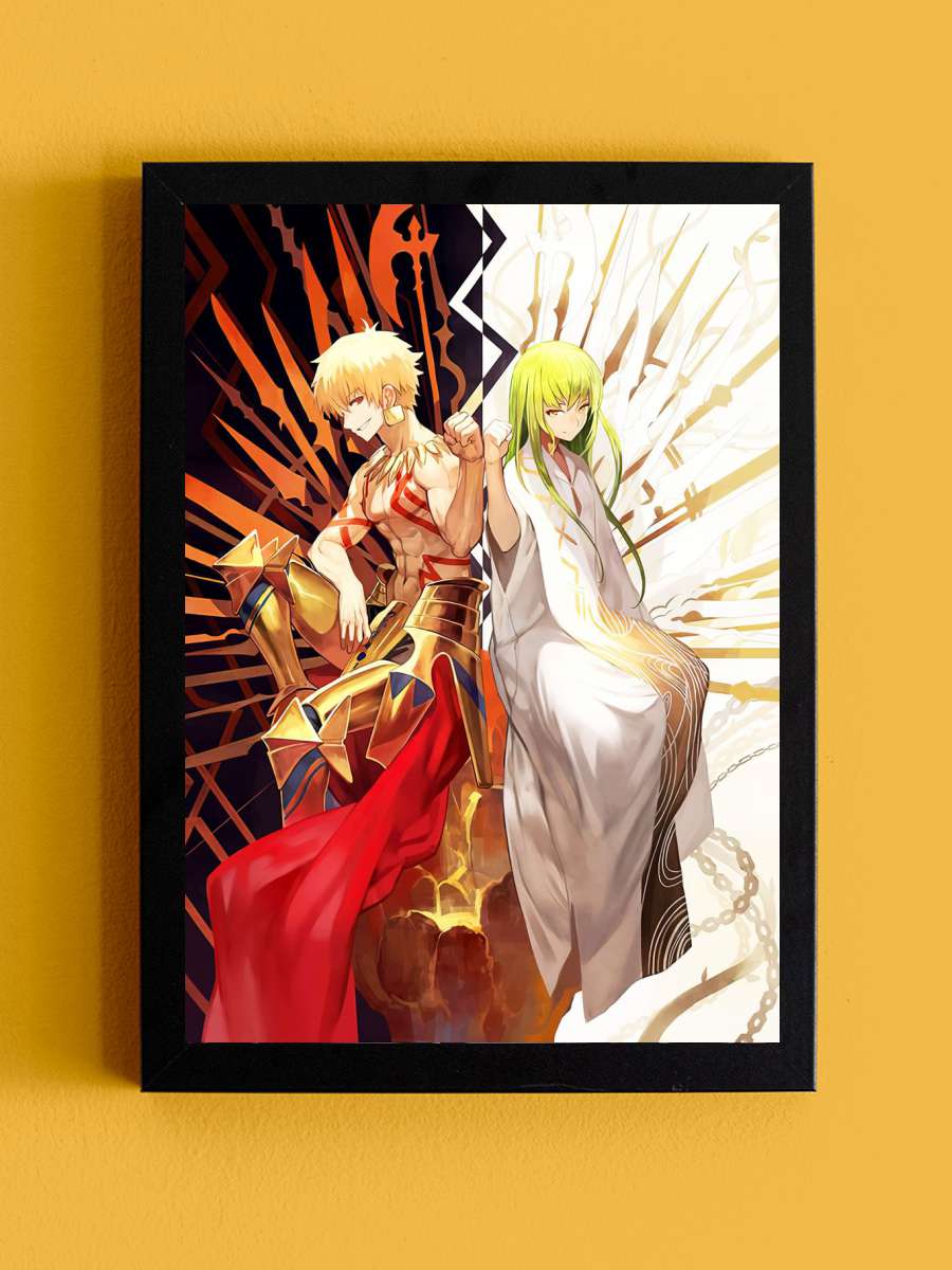 Fate Anime Anime Tablo Siyah Çerçeveli Yüksek Kalite Anime Duvar Poster Tablo - En İyi Fiyatlarla