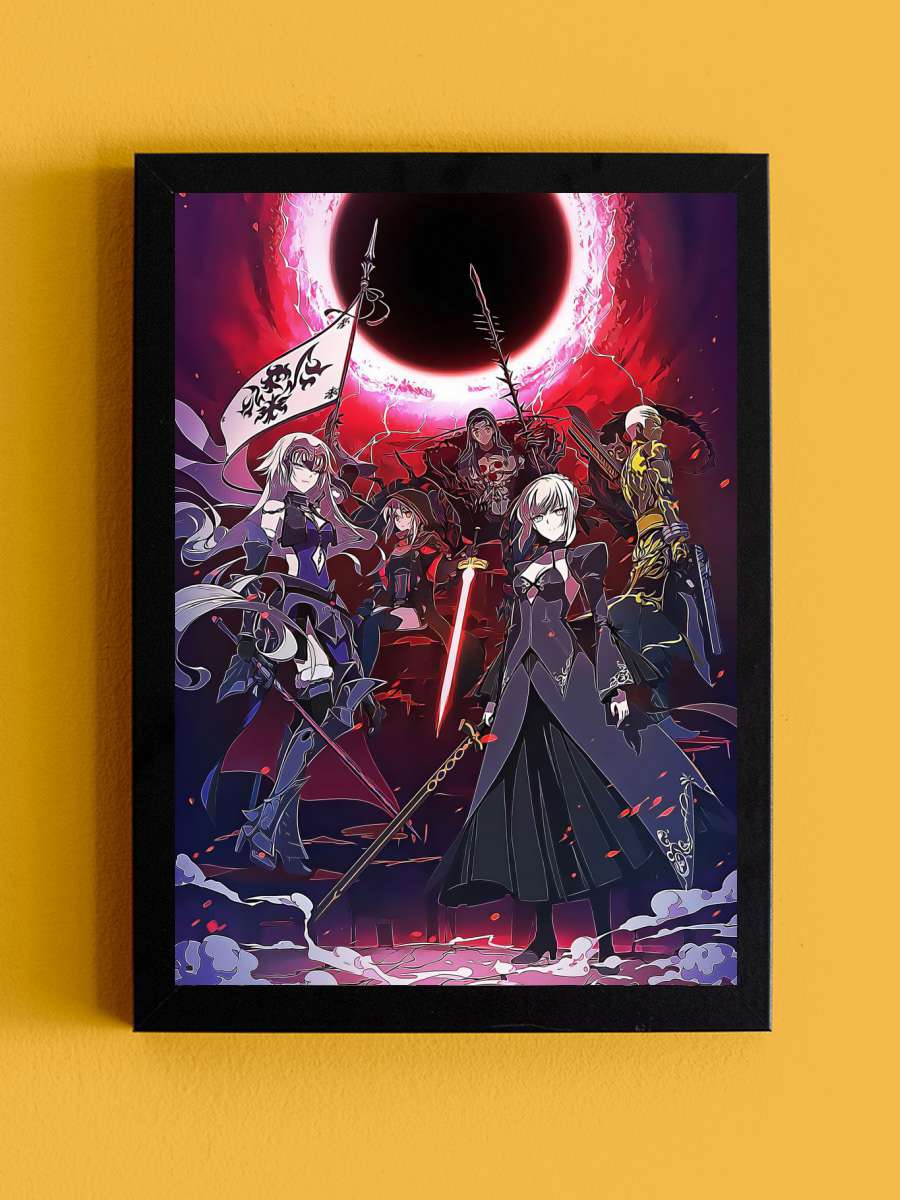 Fate Grand Order Anime Tablo Siyah Çerçeveli Yüksek Kalite Anime Duvar Poster Tablo - En İyi Fiyatlarla