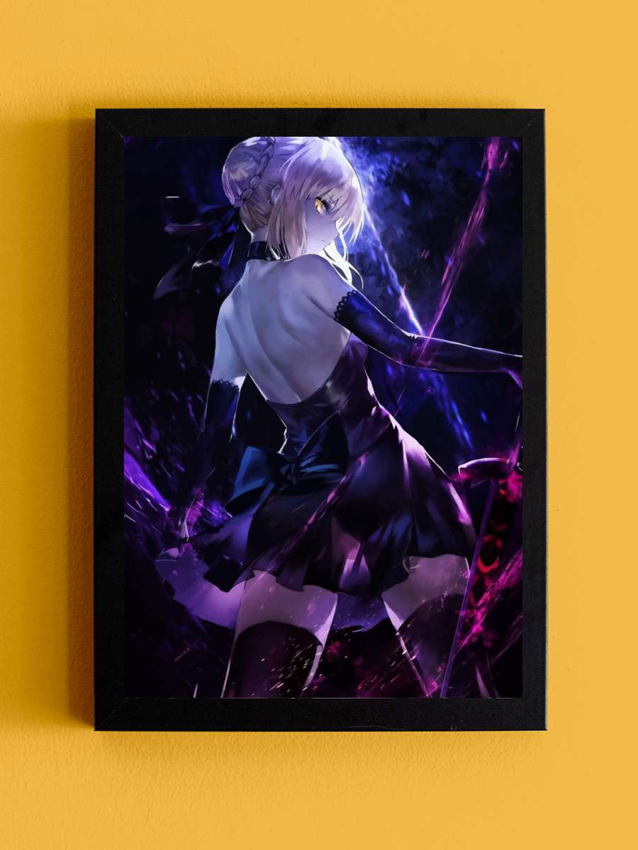 fate Anime Tablo Siyah Çerçeveli Yüksek Kalite Anime Duvar Poster Tablo - En İyi Fiyatlarla