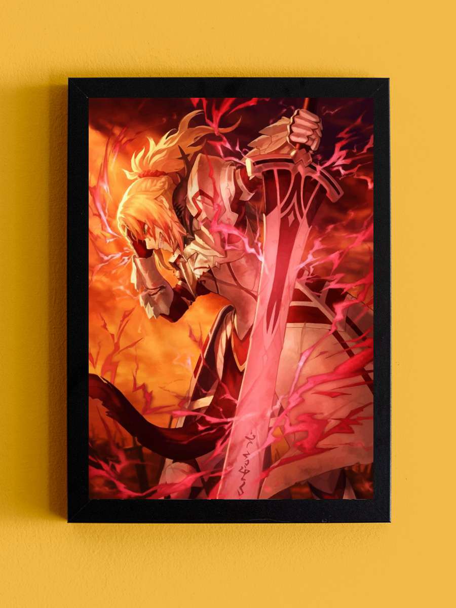 fate Anime Tablo Siyah Çerçeveli Yüksek Kalite Anime Duvar Poster Tablo - En İyi Fiyatlarla