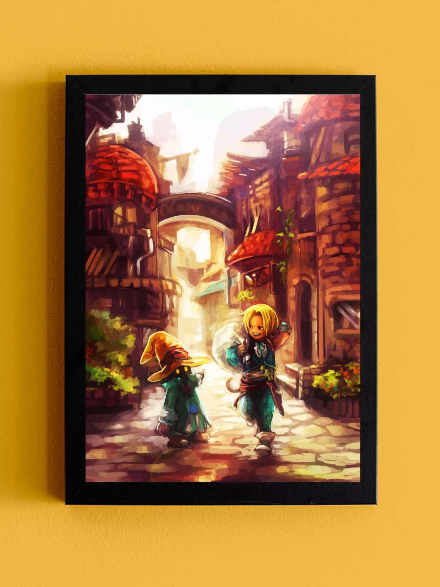 Final Fantasy 7 Remake  Anime Tablo Siyah Çerçeveli Yüksek Kalite Anime Duvar Poster Tablo - En İyi Fiyatlarla