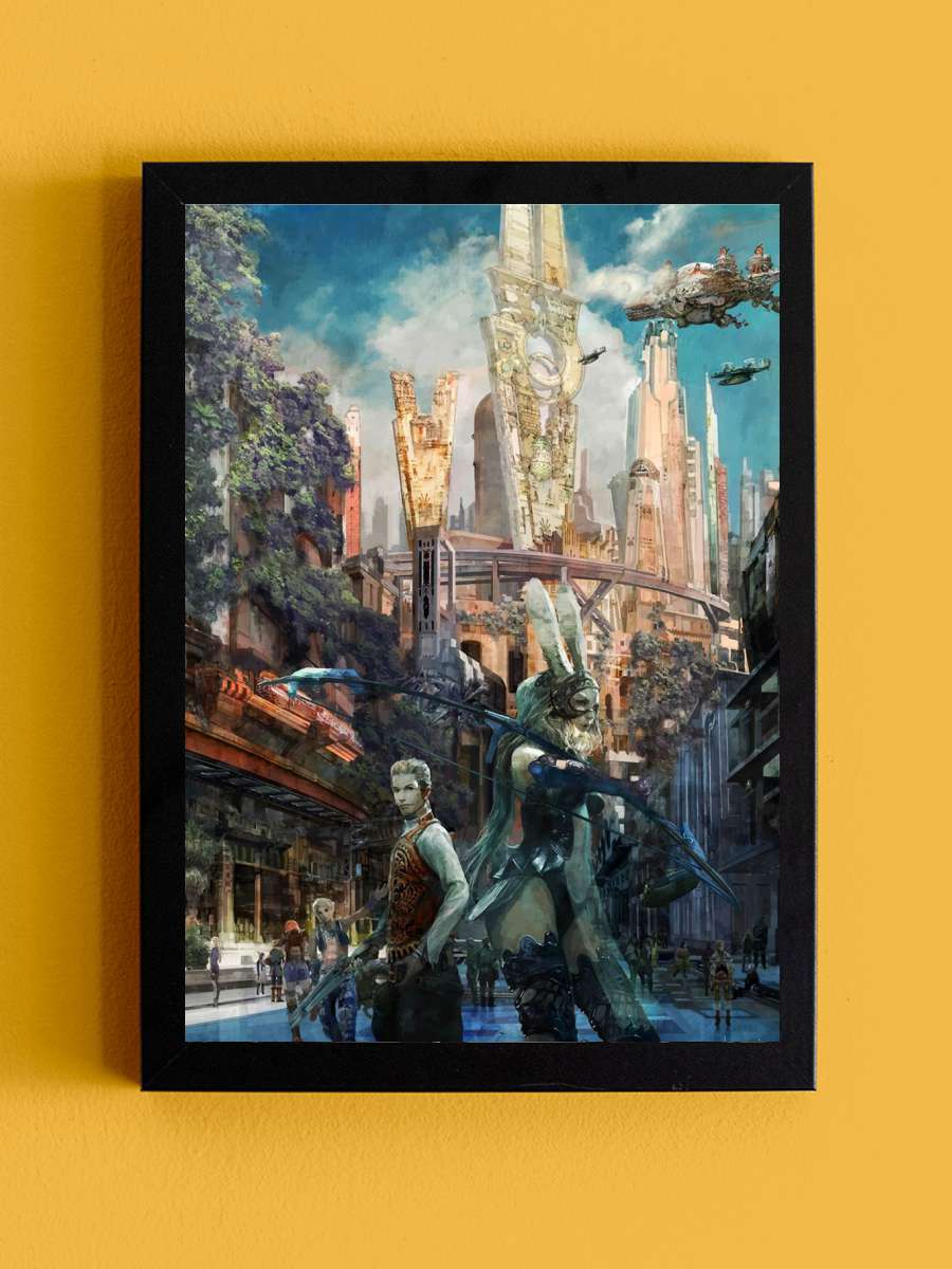 Final Fantasy 7 Remake Anime Tablo Siyah Çerçeveli Yüksek Kalite Anime Duvar Poster Tablo - En İyi Fiyatlarla