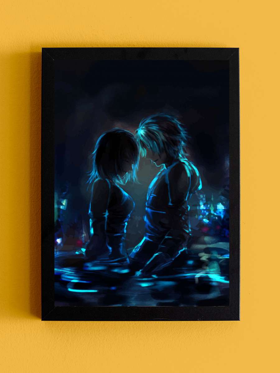 Final Fantasy 7 Remake Anime Tablo Siyah Çerçeveli Yüksek Kalite Anime Duvar Poster Tablo - En İyi Fiyatlarla