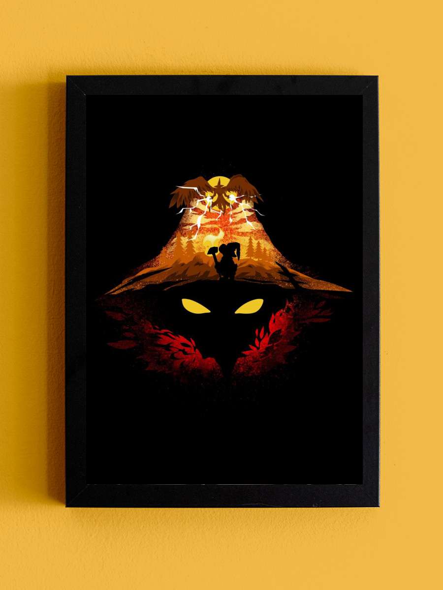 Final Fantasy Black Waltz Anime Tablo Siyah Çerçeveli Yüksek Kalite Anime Duvar Poster Tablo - En İyi Fiyatlarla