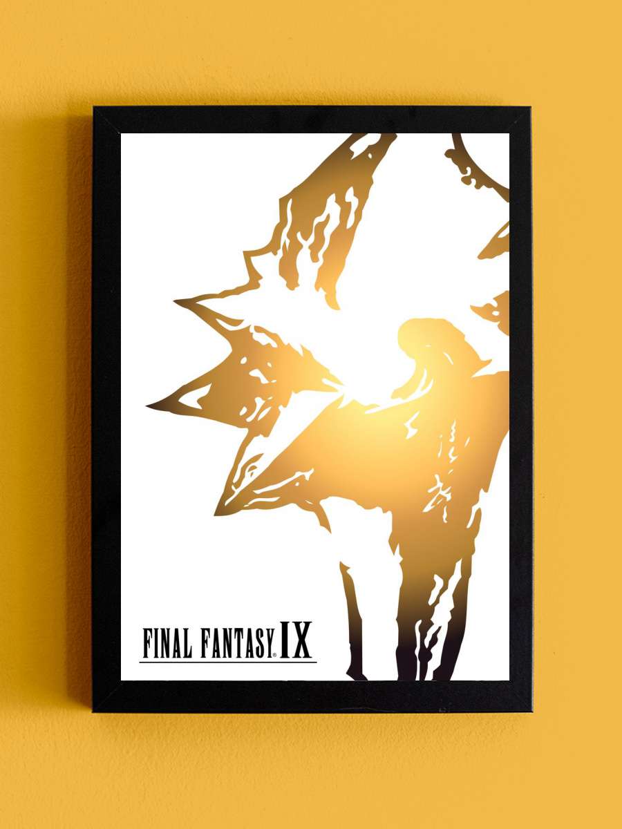 Final Fantasy IX Anime Tablo Siyah Çerçeveli Yüksek Kalite Anime Duvar Poster Tablo - En İyi Fiyatlarla