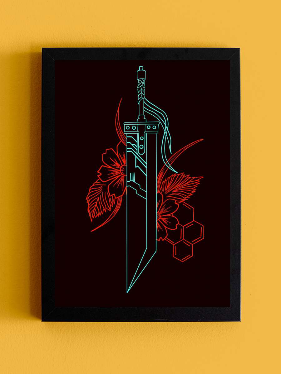 Final fantasy Anime Tablo Siyah Çerçeveli Yüksek Kalite Anime Duvar Poster Tablo - En İyi Fiyatlarla