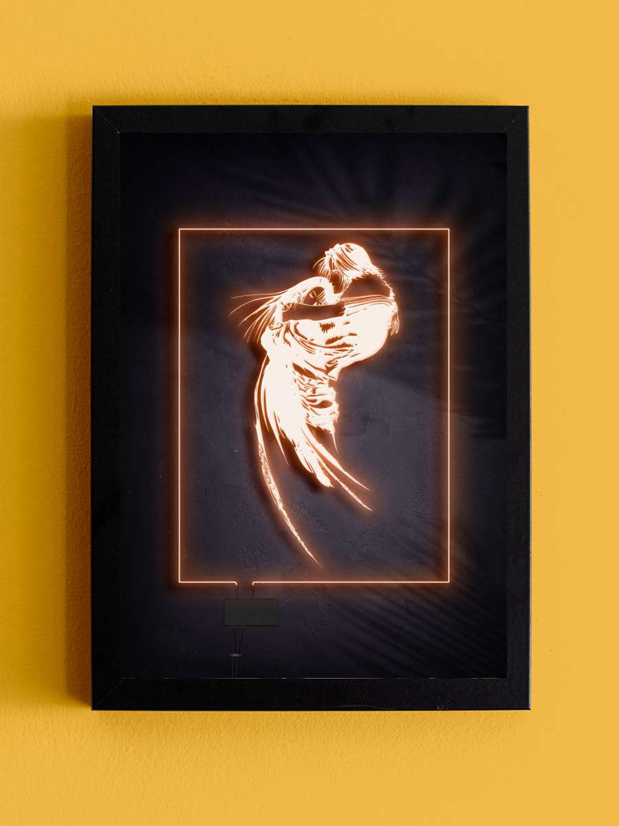 Final Fantasy VIII 8 Neon Anime Tablo Siyah Çerçeveli Yüksek Kalite Anime Duvar Poster Tablo - En İyi Fiyatlarla