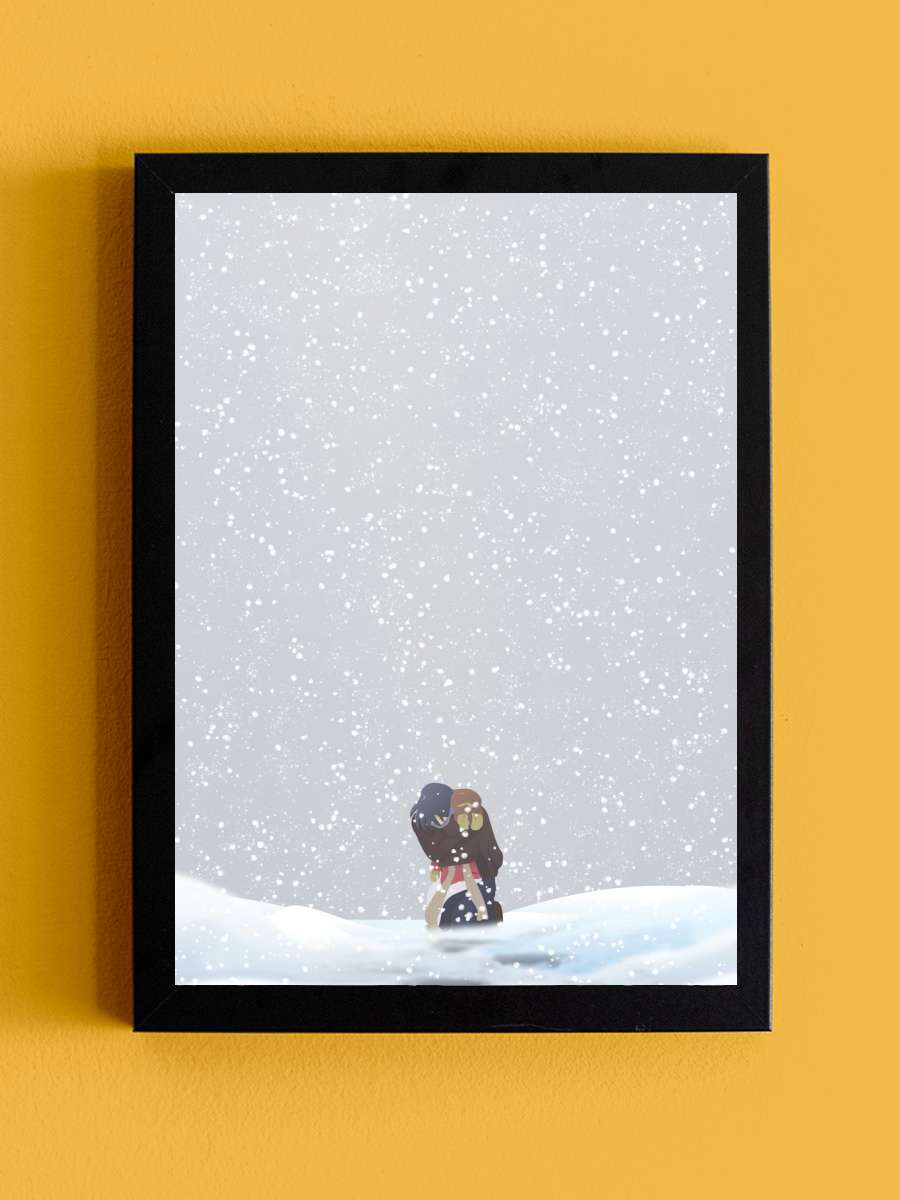 Final Stride In The Snow Anime Tablo Siyah Çerçeveli Yüksek Kalite Anime Duvar Poster Tablo - En İyi Fiyatlarla