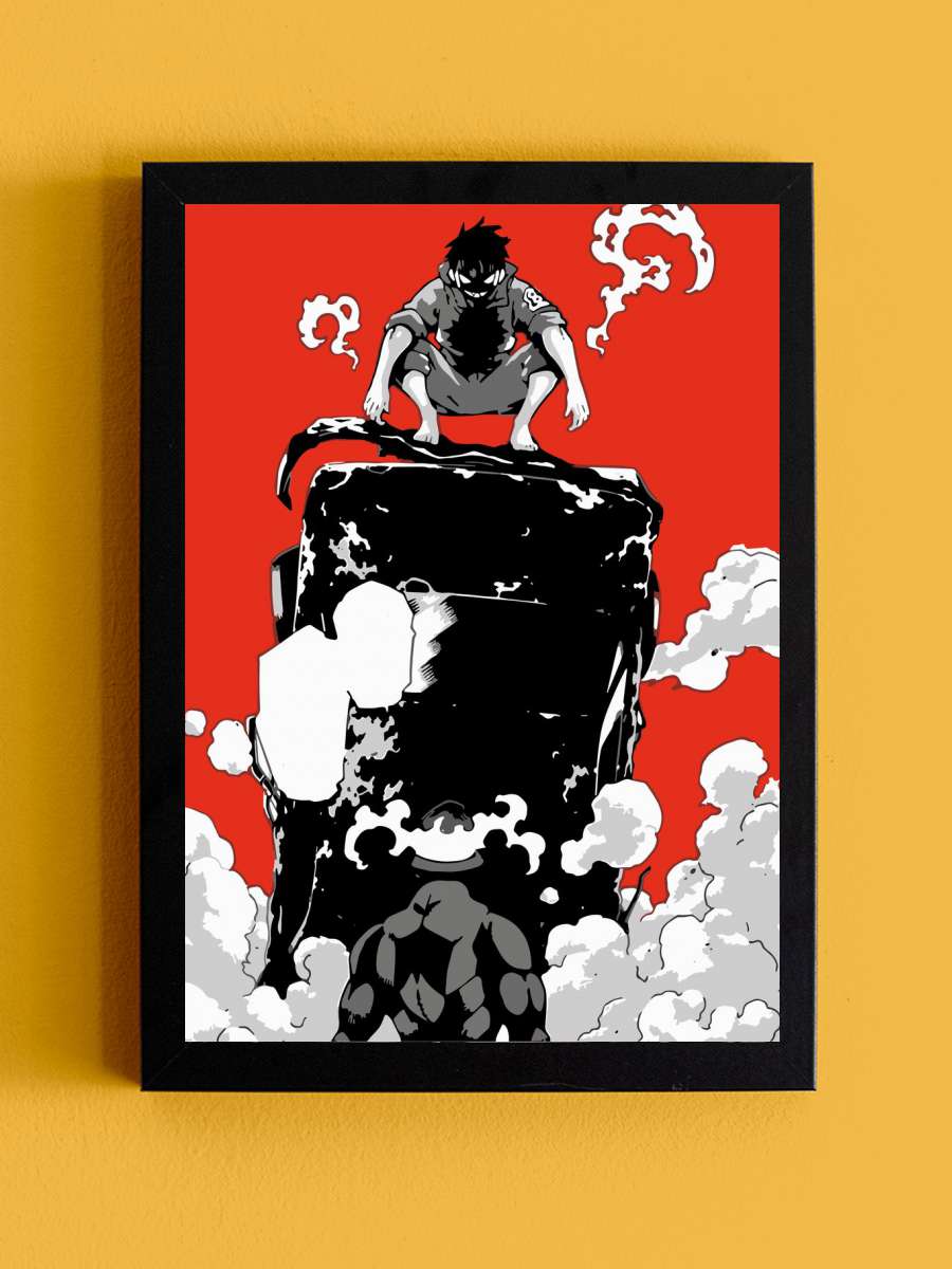 Fire Force Anime Tablo Siyah Çerçeveli Yüksek Kalite Anime Duvar Poster Tablo - En İyi Fiyatlarla