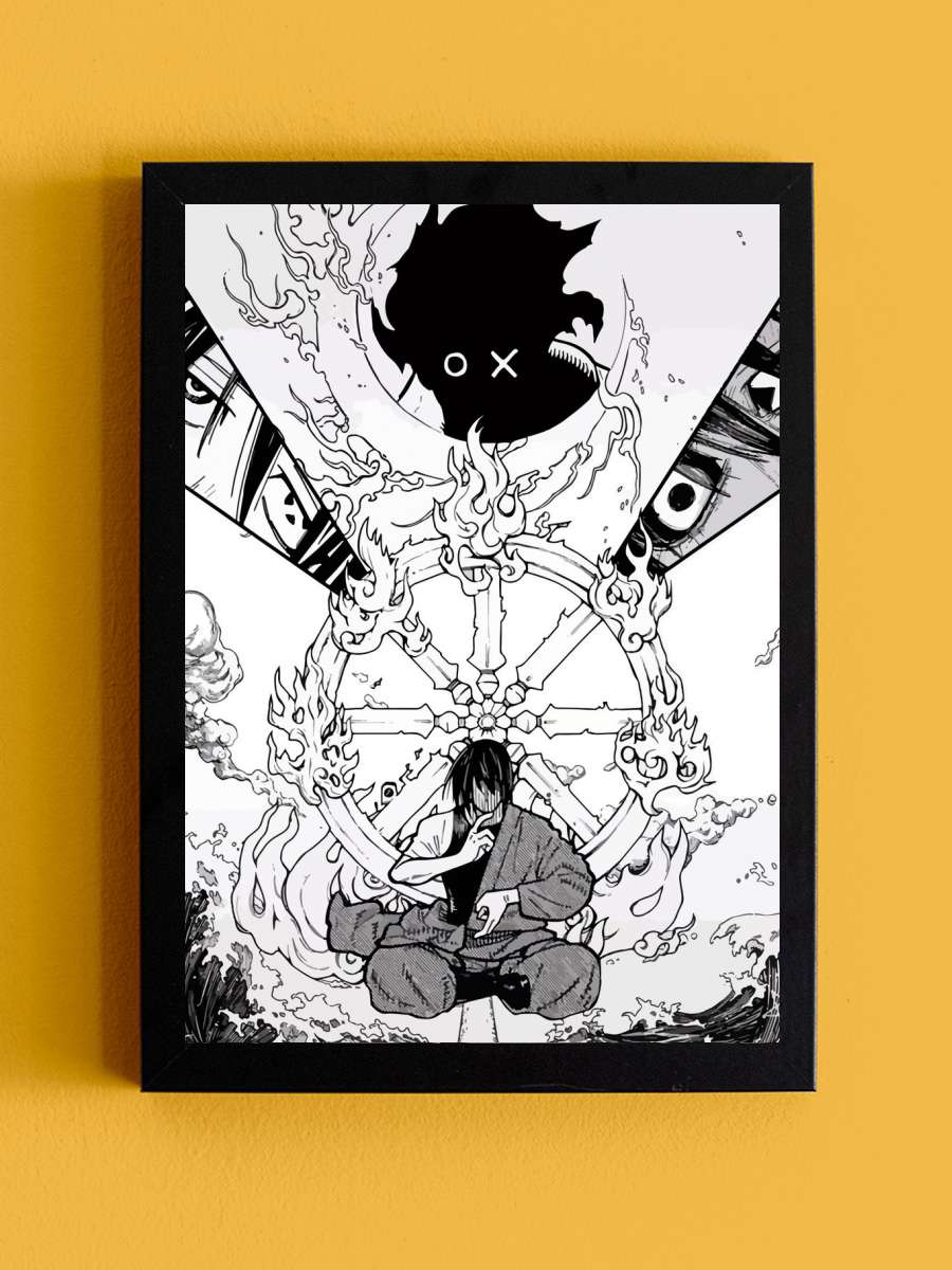 Fire Force Anime Tablo Siyah Çerçeveli Yüksek Kalite Anime Duvar Poster Tablo - En İyi Fiyatlarla