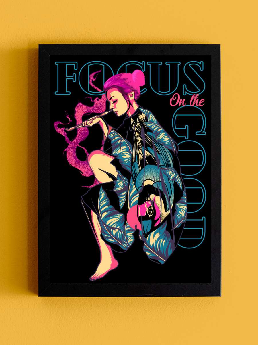 Focus Anime Tablo Siyah Çerçeveli Yüksek Kalite Anime Duvar Poster Tablo - En İyi Fiyatlarla