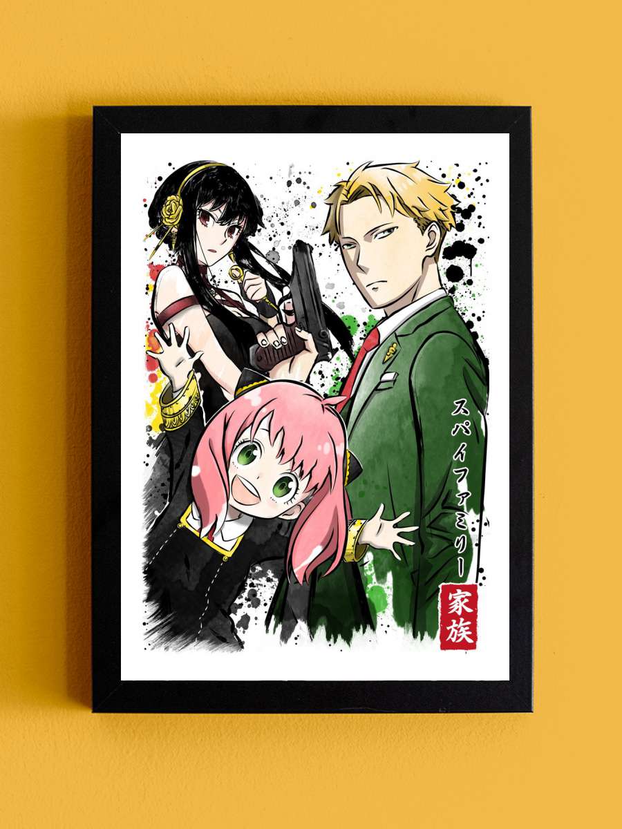 Forger family Anime Tablo Siyah Çerçeveli Yüksek Kalite Anime Duvar Poster Tablo - En İyi Fiyatlarla