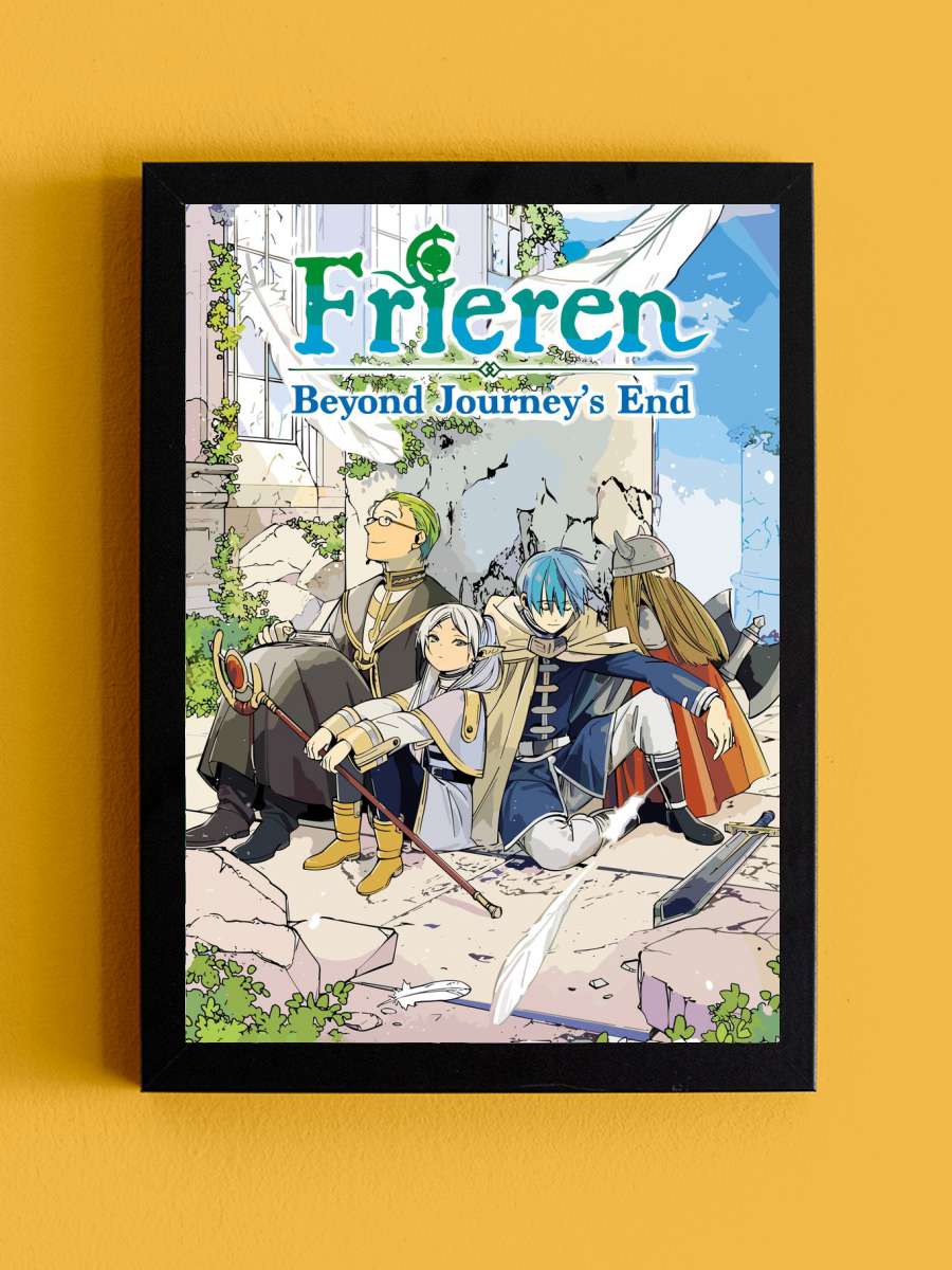 Frieren Anime Tablo Siyah Çerçeveli Yüksek Kalite Anime Duvar Poster Tablo - En İyi Fiyatlarla