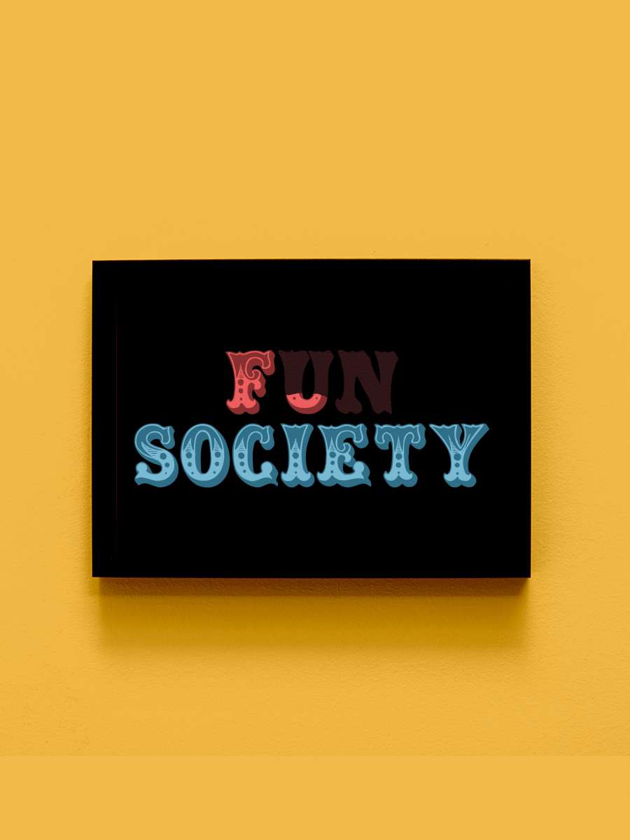 Fun society Anime Tablo Siyah Çerçeveli Yüksek Kalite Anime Duvar Poster Tablo - En İyi Fiyatlarla