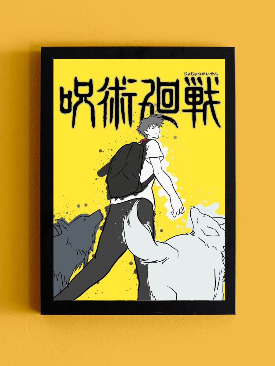 Fushiguro and his demons Anime Tablo Siyah Çerçeveli Yüksek Kalite Anime Duvar Poster Tablo - En İyi Fiyatlarla