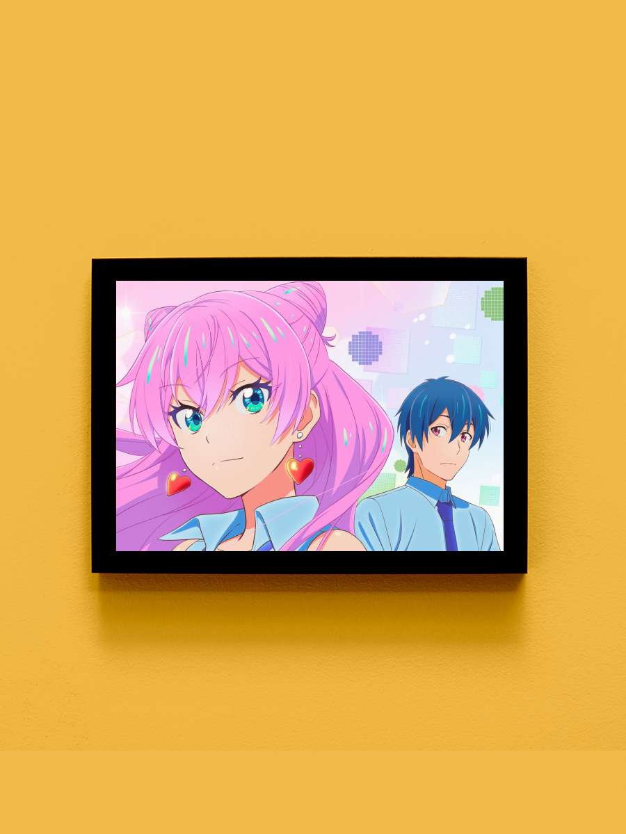 Fuufu Ijou Koibito Miman Anime Tablo Siyah Çerçeveli Yüksek Kalite Anime Duvar Poster Tablo - En İyi Fiyatlarla