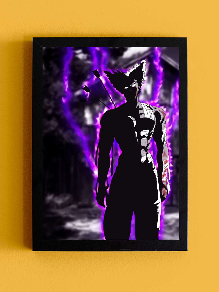 Garou Youre Still Alive Anime Tablo Siyah Çerçeveli Yüksek Kalite Anime Duvar Poster Tablo - En İyi Fiyatlarla