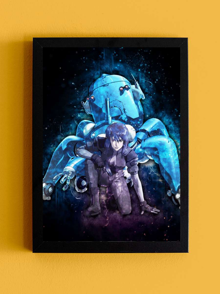 Ghost in the Shell Anime Tablo Siyah Çerçeveli Yüksek Kalite Anime Duvar Poster Tablo - En İyi Fiyatlarla