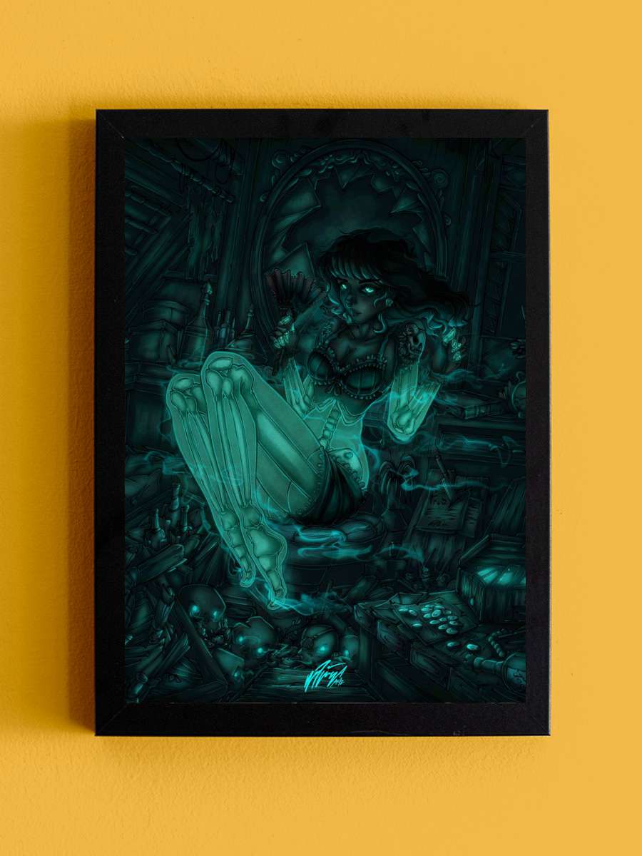 Ghosty Anime Tablo Siyah Çerçeveli Yüksek Kalite Anime Duvar Poster Tablo - En İyi Fiyatlarla