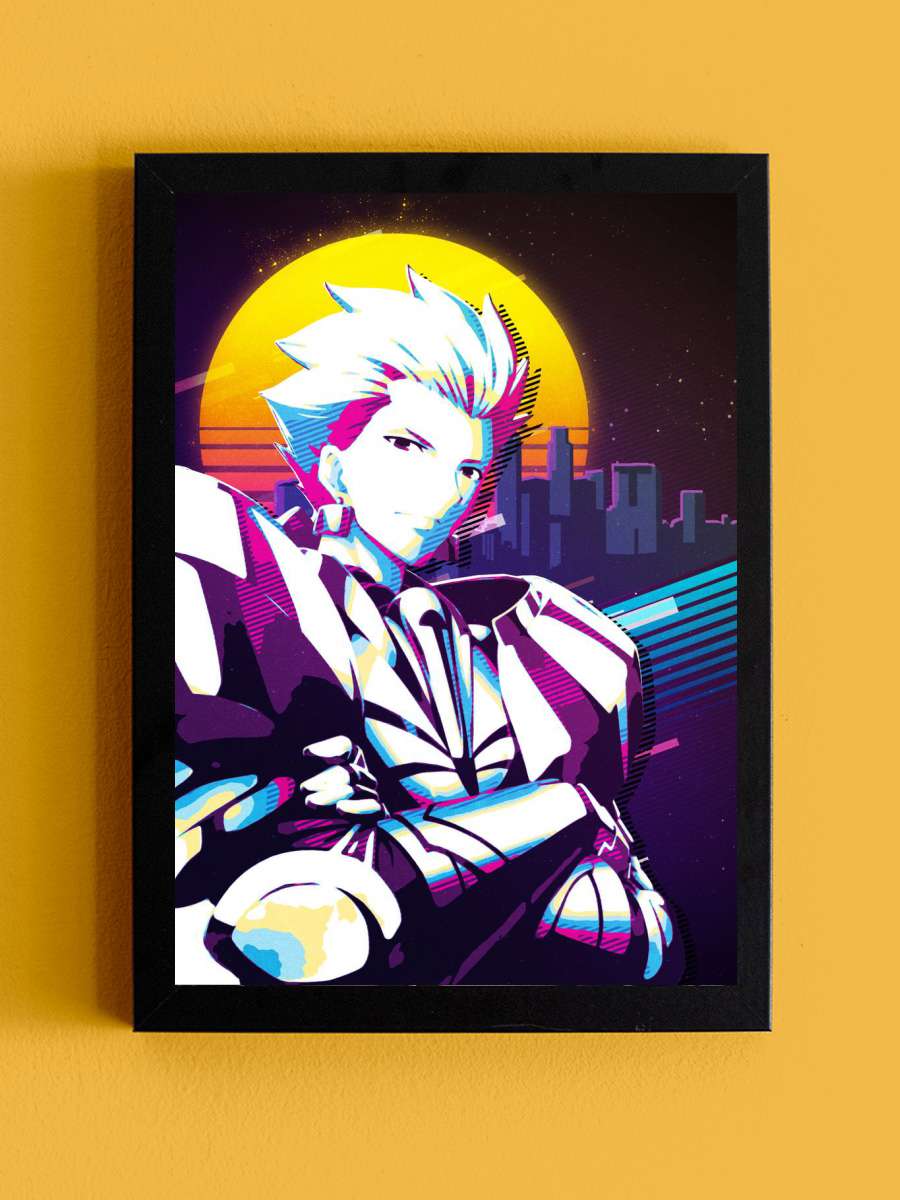 Gilgamesh Fate Zero Anime Tablo Siyah Çerçeveli Yüksek Kalite Anime Duvar Poster Tablo - En İyi Fiyatlarla