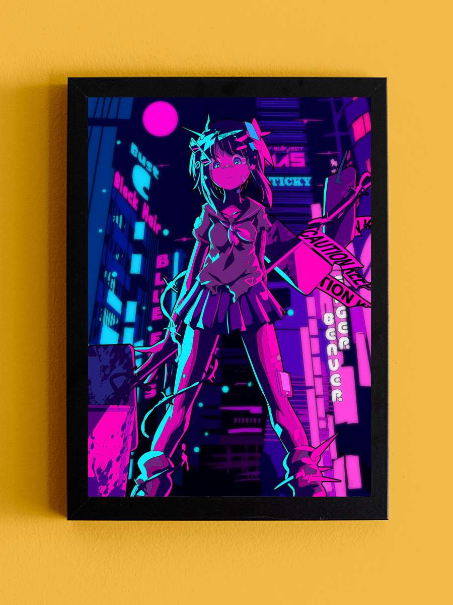 girl Anime Tablo Siyah Çerçeveli Yüksek Kalite Anime Duvar Poster Tablo - En İyi Fiyatlarla