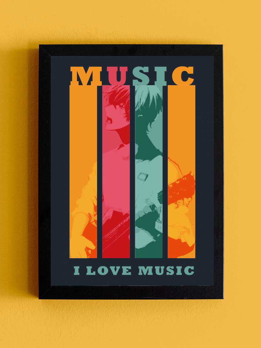 Given Anime Sato Mafuyu Anime Tablo Siyah Çerçeveli Yüksek Kalite Anime Duvar Poster Tablo - En İyi Fiyatlarla