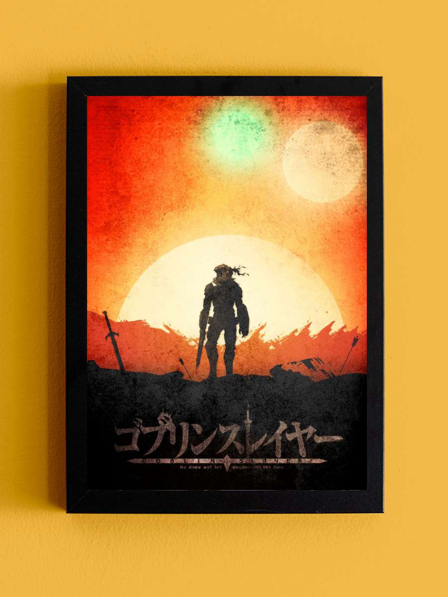 Goblin Slayer Anime Tablo Siyah Çerçeveli Yüksek Kalite Anime Duvar Poster Tablo - En İyi Fiyatlarla