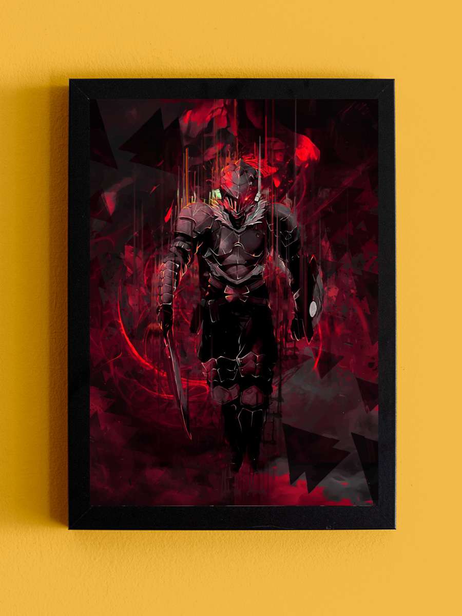 Goblin Slayer Anime Tablo Siyah Çerçeveli Yüksek Kalite Anime Duvar Poster Tablo - En İyi Fiyatlarla