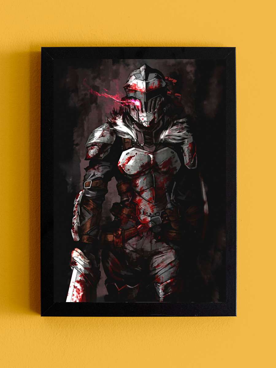 Goblin Slayer Anime Tablo Siyah Çerçeveli Yüksek Kalite Anime Duvar Poster Tablo - En İyi Fiyatlarla