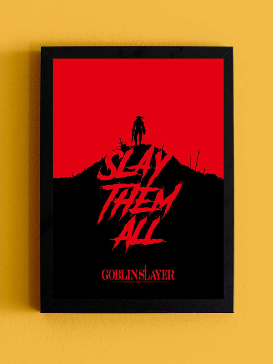 goblin slayer Anime Tablo Siyah Çerçeveli Yüksek Kalite Anime Duvar Poster Tablo - En İyi Fiyatlarla