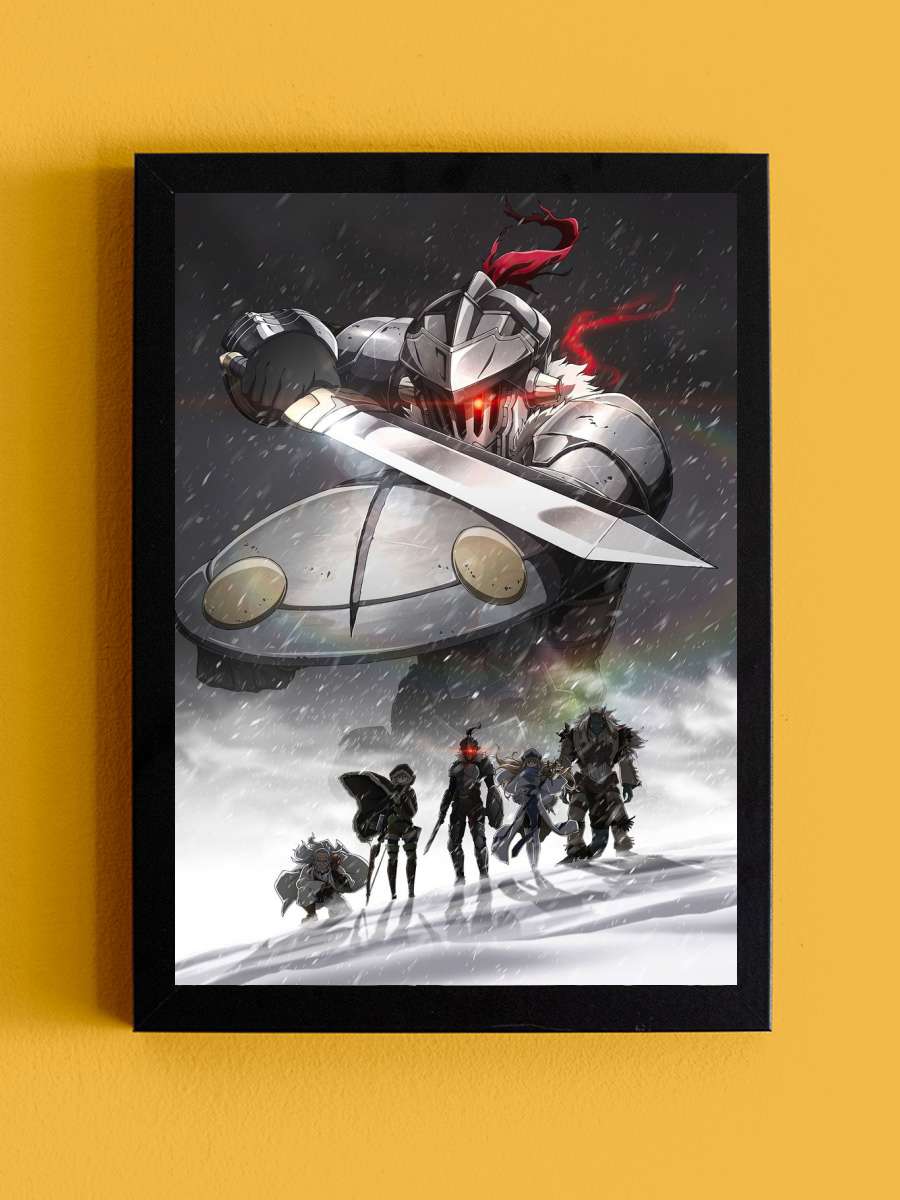 Goblin Slayer Anime Tablo Siyah Çerçeveli Yüksek Kalite Anime Duvar Poster Tablo - En İyi Fiyatlarla