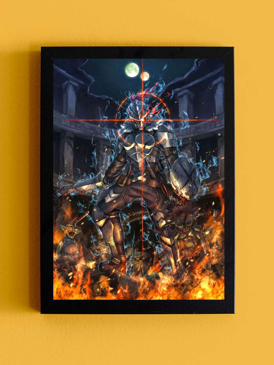 Goblin Slayer Anime Tablo Siyah Çerçeveli Yüksek Kalite Anime Duvar Poster Tablo - En İyi Fiyatlarla