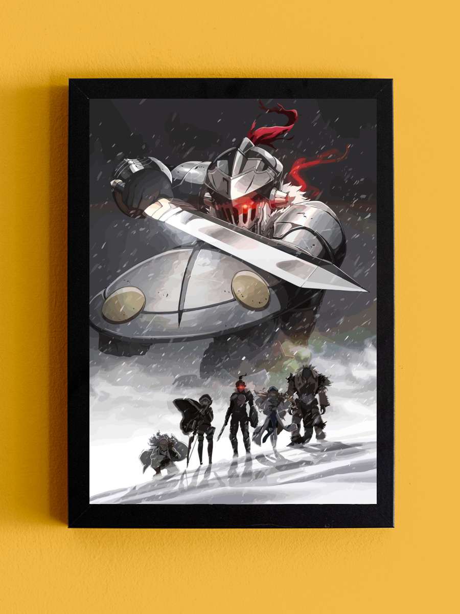 Goblin Slayer Anime Tablo Siyah Çerçeveli Yüksek Kalite Anime Duvar Poster Tablo - En İyi Fiyatlarla