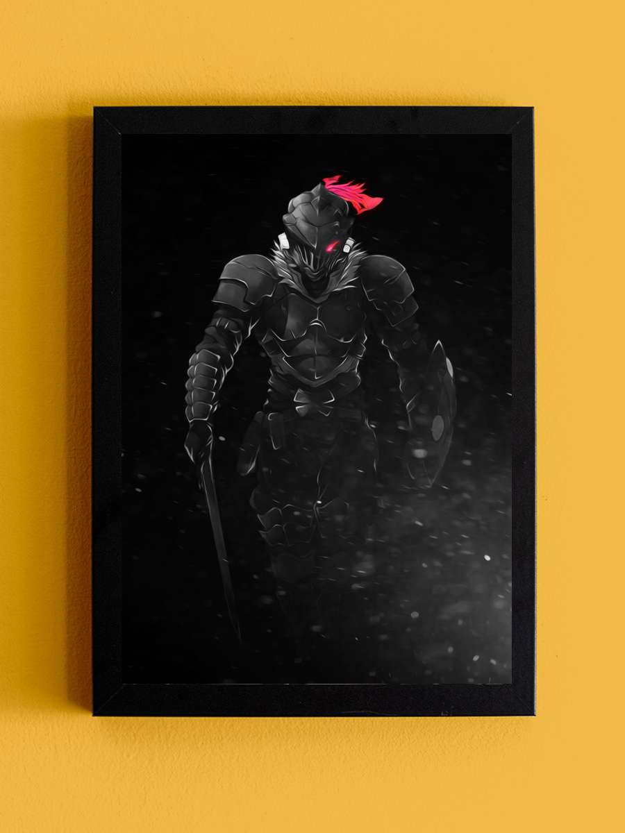 Goblin Slayer Anime Tablo Siyah Çerçeveli Yüksek Kalite Anime Duvar Poster Tablo - En İyi Fiyatlarla