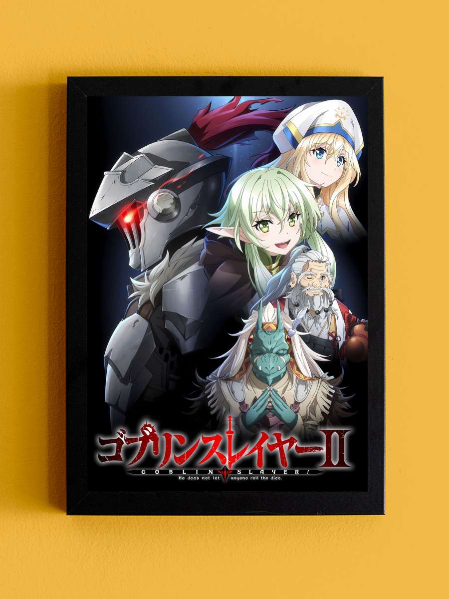 Goblin Slayer Series Anime Tablo Siyah Çerçeveli Yüksek Kalite Anime Duvar Poster Tablo - En İyi Fiyatlarla