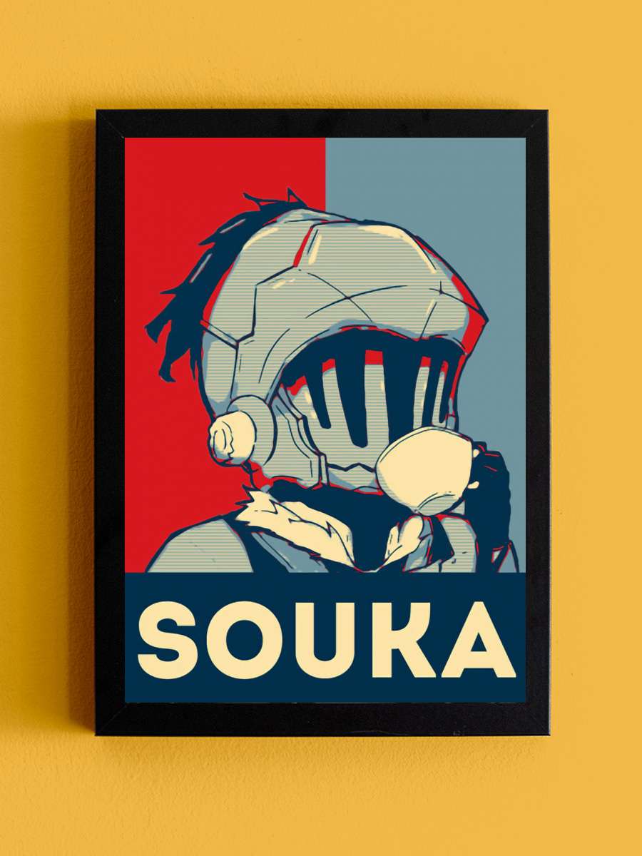 Goblin Slayer Souka Anime Tablo Siyah Çerçeveli Yüksek Kalite Anime Duvar Poster Tablo - En İyi Fiyatlarla