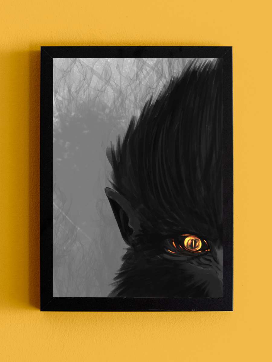 Golden Eye Anime Tablo Siyah Çerçeveli Yüksek Kalite Anime Duvar Poster Tablo - En İyi Fiyatlarla