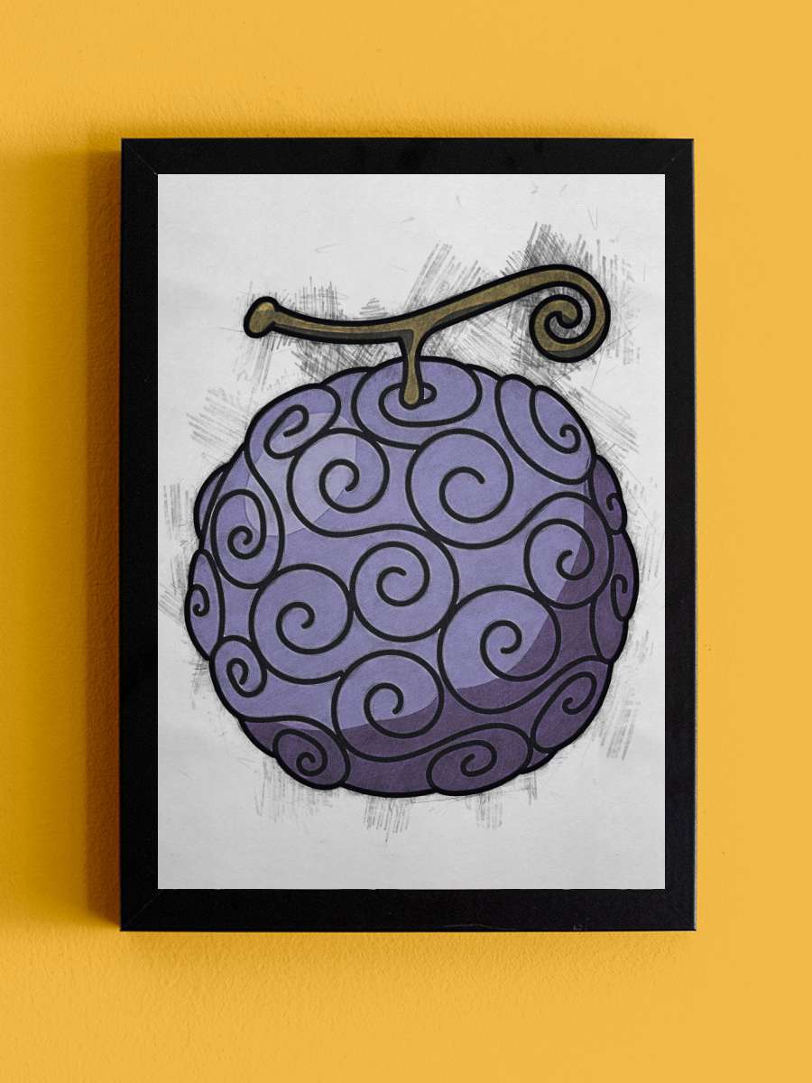 gomu gomu fruit Anime Tablo Siyah Çerçeveli Yüksek Kalite Anime Duvar Poster Tablo - En İyi Fiyatlarla