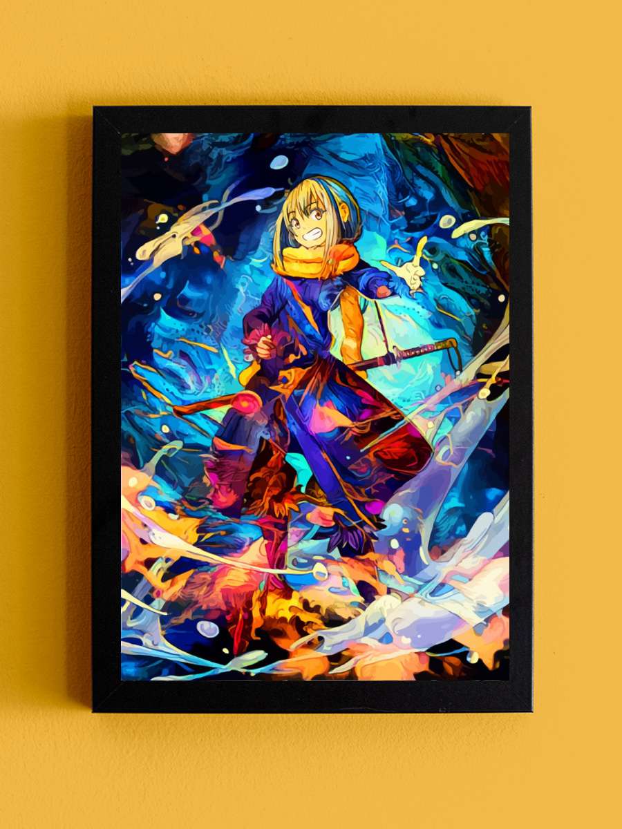 Great Demon Lord Anime Tablo Siyah Çerçeveli Yüksek Kalite Anime Duvar Poster Tablo - En İyi Fiyatlarla