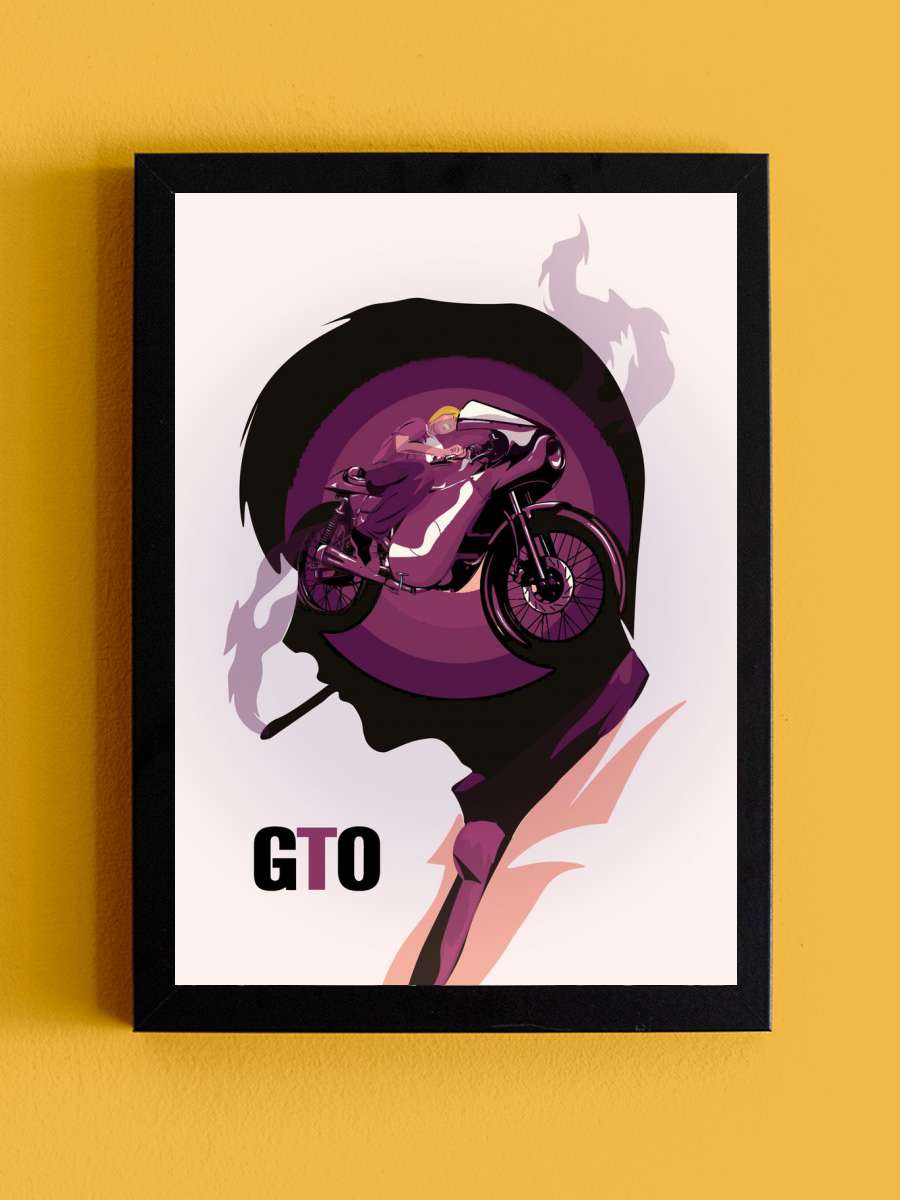GTO Great Teacher Onizuka Anime Tablo Siyah Çerçeveli Yüksek Kalite Anime Duvar Poster Tablo - En İyi Fiyatlarla