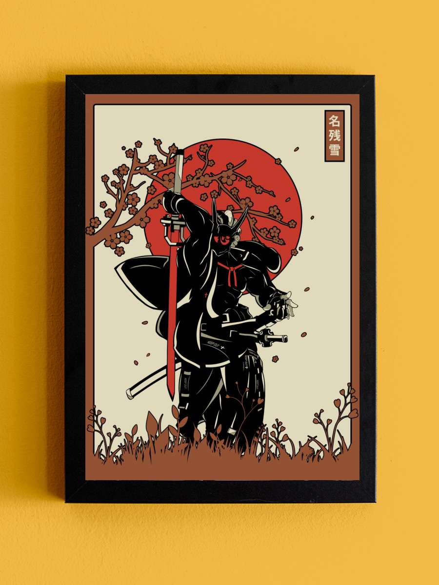 Guilty Gear Nagoriyuki Anime Tablo Siyah Çerçeveli Yüksek Kalite Anime Duvar Poster Tablo - En İyi Fiyatlarla