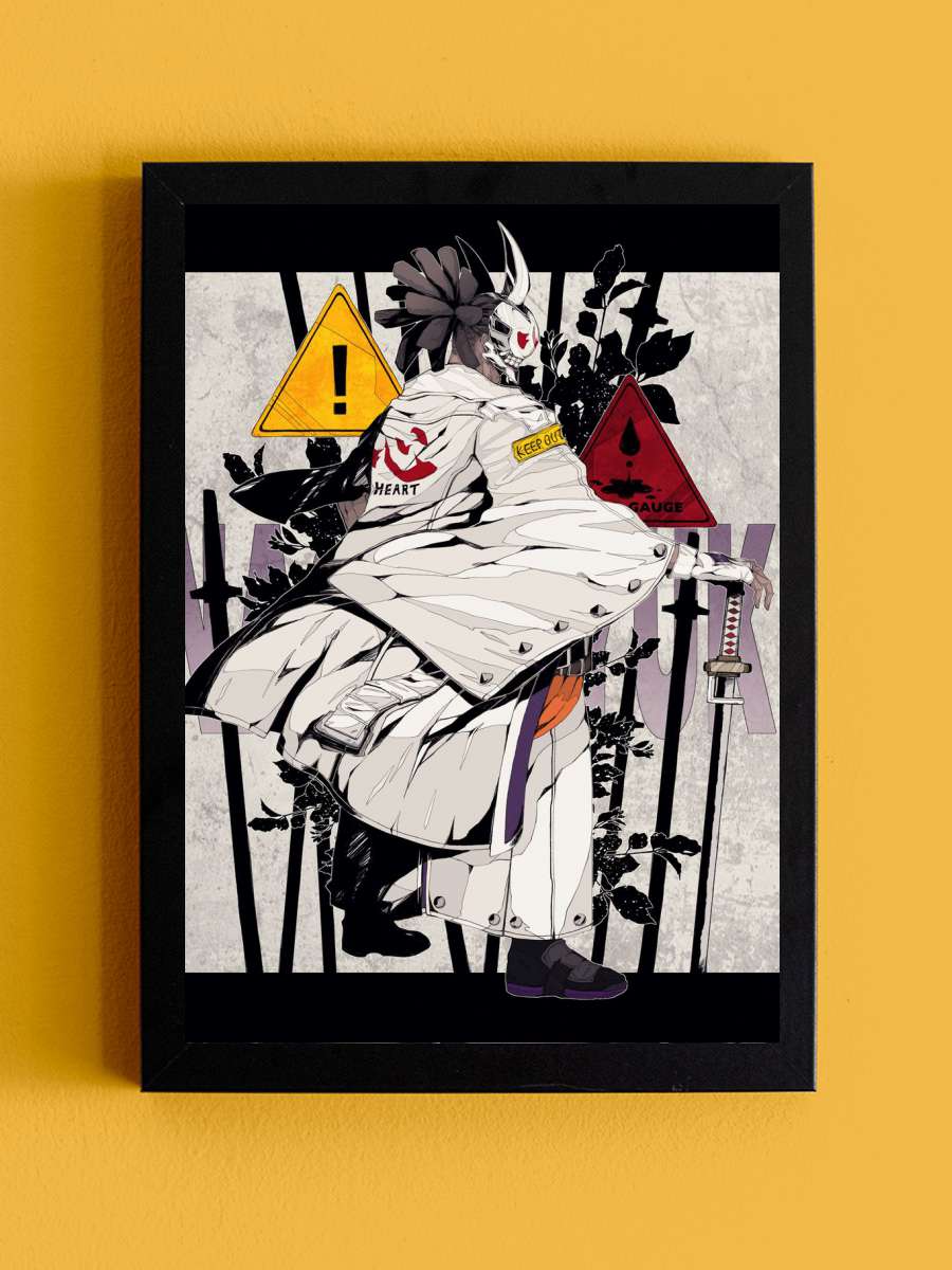 guilty gear Anime Tablo Siyah Çerçeveli Yüksek Kalite Anime Duvar Poster Tablo - En İyi Fiyatlarla